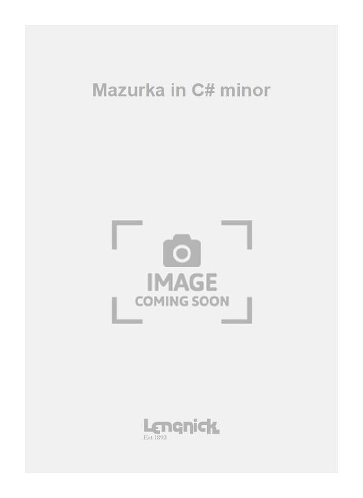 Mazurka in C# minor